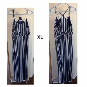 Striped Navy and White dress